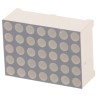 Kingbright 1 Dot Matrix LED Display Anode Red 90mcd Right Side 17.2 mm TA07-11SURKWA