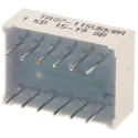 Kingbright 1 Dot Matrix LED Display Anode Red 90mcd Right Side 17.2 mm TA07-11SURKWA