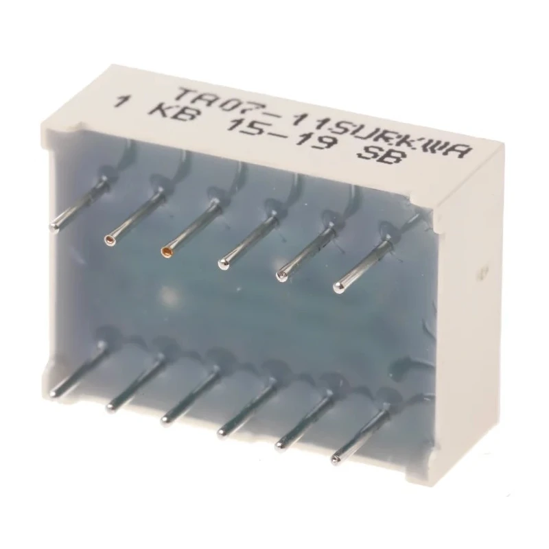 Kingbright 1 Dot Matrix LED Display Anode Red 90mcd Right Side 17.2 mm TA07-11SURKWA