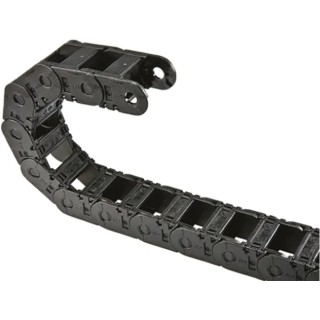 Igus 2400 Series Cable Trunking Black W73mm x D35 mm, 1 m Length, 55 mm Minimum Bend Radius Igumid GLW Model W73mm