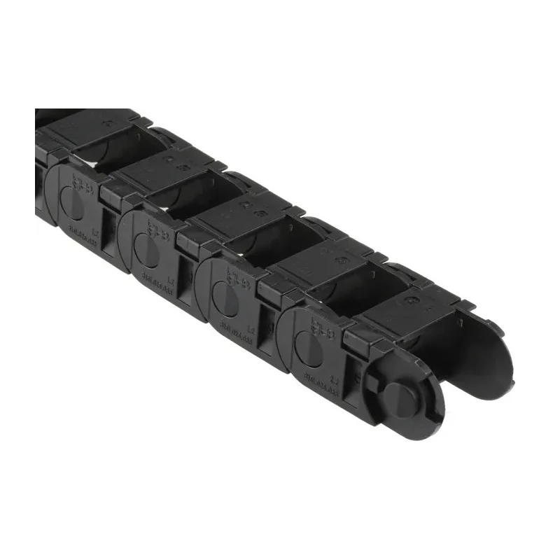 Igus B15i Series Cable Trunking Black, Width 26mm x Depth 23mm, Length 1 m, Minimum Bend Radius 38mm, Igumid GLW W26mm