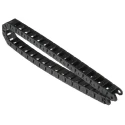 Igus B15i Series Cable Trunking Black, Width 26mm x Depth 23mm, Length 1 m, Minimum Bend Radius 38mm, Igumid GLW W26mm