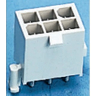 TE Connectivity Mini-Universal MATE-N-LOK Series Straight Through Hole PCB Header, 8 Contact(s), 4.14 mm Pitch, 2 1-794073-0