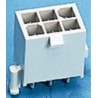TE Connectivity Mini-Universal MATE-N-LOK Series Straight Through Hole PCB Header, 8 Contact(s), 4.14 mm Pitch, 2 1-794073-0
