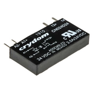 Crydom Solid State Relay PCB Mount 3.5 A Load 24 V DC Load 30 V DC Control CN024D24