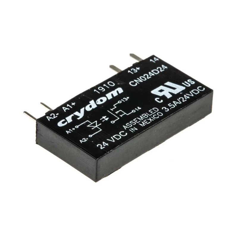 Crydom Solid State Relay PCB Mount 3.5 A Load 24 V DC Load 30 V DC Control CN024D24