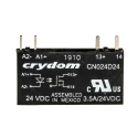 Crydom Solid State Relay PCB Mount 3.5 A Load 24 V DC Load 30 V DC Control CN024D24