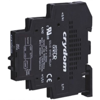 Crydom Solid State Interface Relay 24V AC control, 600V AC DIN Rail Screw Mount DR10D06