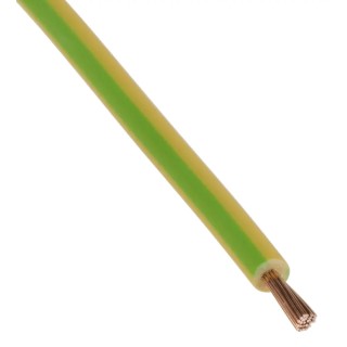 Lapp H05Z-K Series Green, Yellow 0.75 mm² Low Smoke Zero Halogen (LSZH) Cross Linked Single Core Hook Up Wire 100 m 4725002