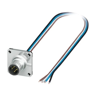 Phoenix Contact Sensor Actuator Cable 4 Way Male Straight to Unterminated 500 mm 250V IP67 1419991