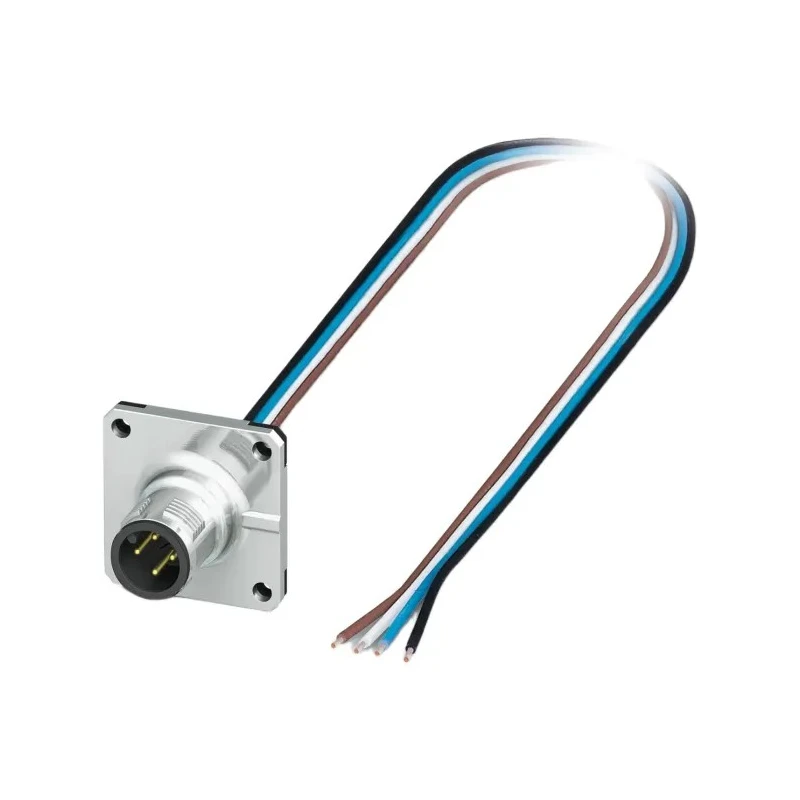 Phoenix Contact Sensor Actuator Cable 4 Way Male Straight to Unterminated 500 mm 250V IP67 1419991
