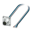 Phoenix Contact Sensor Actuator Cable 4 Way Male Straight to Unterminated 500 mm 250V IP67 1419991