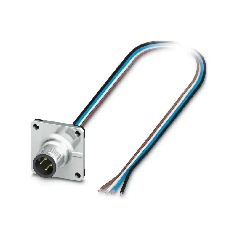 Phoenix Contact Sensor Actuator Cable 4 Way Male Straight to Unterminated 500 mm 250V IP67 1419991