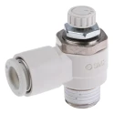 SMC AS Series Pneumatic Speed Controller Threaded R Threaded 1 MPa Max Pressure AS2201F-02-08S