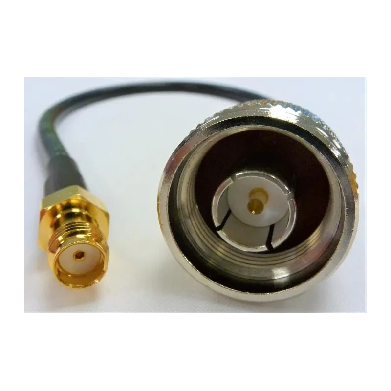 Mobilemark CA39/195 Series Coaxial Cable Female SMA to Female N Type, 1 m 50 Ω CA39