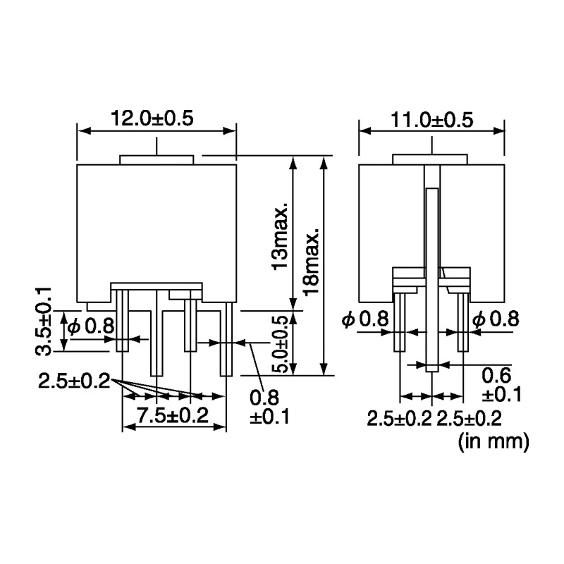 Murata Through Hole EMI Filter 15A 25V DC 1 GHz 100kHz 10μF BNX016-01