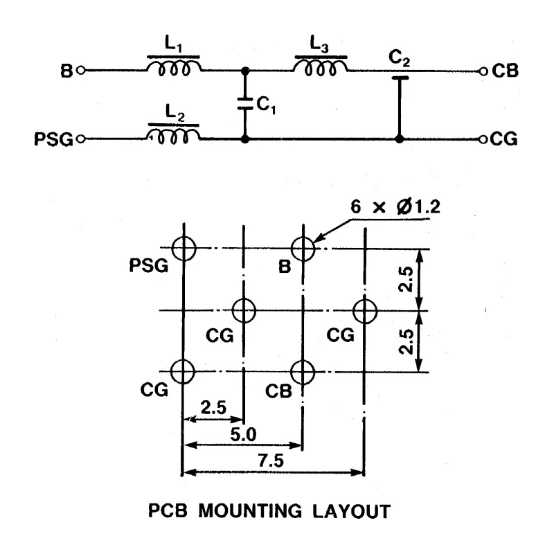 Murata Through Hole EMI Filter 15A 25V DC 1 GHz 100kHz 10μF BNX016-01