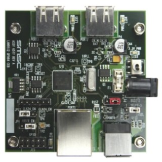 Microchip High-Speed USB 2.0 to 10/100 Ethernet HUB Evaluation Kit for EVB9512 Evaluation Board 24 MHz EVB9512