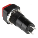 Lumberg Push Button Switch Momentary Panel Mount 12 mm Cutout SPST IP40 IP67 250 V AC PBS-001B-3