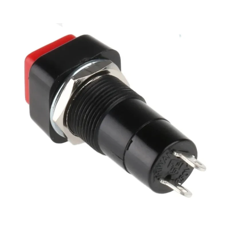 Lumberg Push Button Switch Momentary Panel Mount 12 mm Cutout SPST IP40 IP67 250 V AC PBS-001B-3