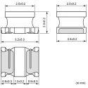 Murata 1210 Unshielded Wirewound Surface Mount Inductor with Ferrite Core 1 µH ±20% 1 A DC Current LQH32CN1R0M33L