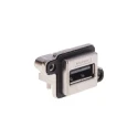 Amphenol Communications Solutions Right Angle Through Hole Female 1 Port Type USB Type A IP67 USB Connector USB MUSBA11130