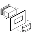 Crouzet Clip Fixing Kit for Use With CTR24 Series CTR24