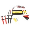 Fluke Automotive Test Lead Kit 60V Safety Category, Multimeter Leads with Crocodile Clip, Hook Clip, Piercing Clip TLK282-1