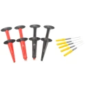 Fluke Automotive Test Lead Kit 60V Safety Category, Multimeter Leads with Crocodile Clip, Hook Clip, Piercing Clip TLK282-1
