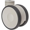 Tente Swivel Castor with 125 mm Polyurethane Wheel, 110 kg Load Capacity, Ball Bearing Hub, Polyamide 5940 UAP 125 P30-13