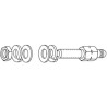 Provertha 103 Series Conversion Pin Set for Use with Rail D-Sub Backshells 103M3TA002