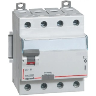 Legrand DX3 Series Residual Current Circuit Breaker 40A 3+N-Pole 300mA Type AC 100kA 400V ac 4 116 65