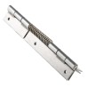 RS PRO Zinc Plated Steel Piano Hinge with Spring Loaded Pin, 160 mm Length x 46 mm Width x 1.5 mm Thickness 726-4087