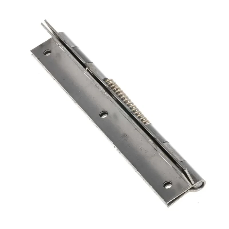 RS PRO Zinc Plated Steel Piano Hinge with Spring Loaded Pin, 160 mm Length x 46 mm Width x 1.5 mm Thickness 726-4087