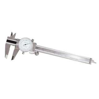 RS PRO Metric Dial Caliper 150 mm Measurement Capacity 0.02 mm Resolution Analogue Display 725-5698