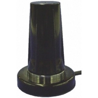 Mobilemark Stubby WiFi Antenna, External, Magnetic Mount, SMA Male Connector, 1.6–2.7 GHz, 5dBi Gain, 3m MGRM-UMB-1C-BLK-120