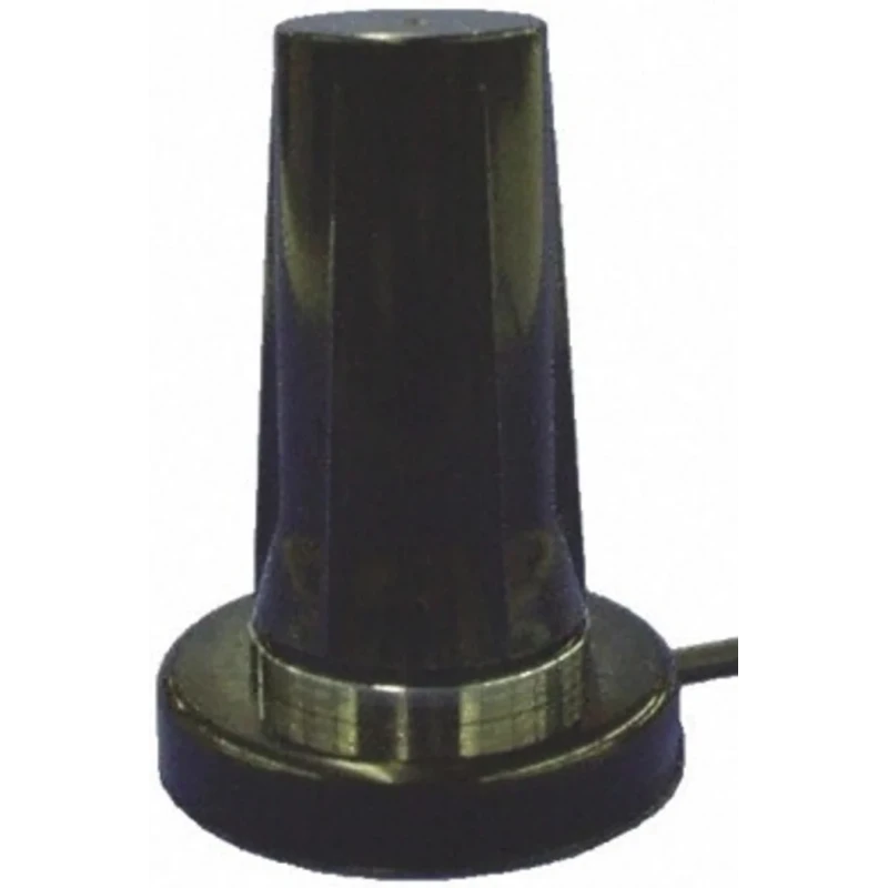 Mobilemark Stubby WiFi Antenna, External, Magnetic Mount, SMA Male Connector, 1.6–2.7 GHz, 5dBi Gain, 3m MGRM-UMB-1C-BLK-120
