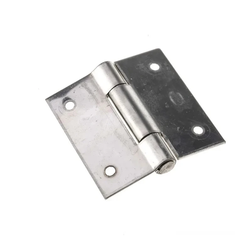 Pinet Stainless Steel Butt Hinge, Screw Fixing, Fixed Pin, 60 mm x 60 mm x 2 mm 726-4107