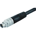 binder Sensor Actuator Cable Male 4 Way M9 to Unterminated, Black PVC Jacket 2m 125V 79-1409-12-04