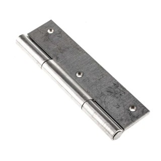 RS PRO Stainless Steel Butt Hinge with Fixed Pin Screw Fixing 120 mm x 60 mm x 2 mm 726-4122