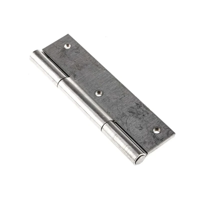 RS PRO Stainless Steel Butt Hinge with Fixed Pin Screw Fixing 120 mm x 60 mm x 2 mm 726-4122