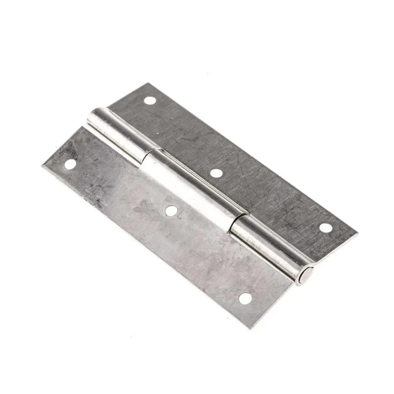 RS PRO Stainless Steel Butt Hinge with Fixed Pin Screw Fixing 120 mm x 60 mm x 2 mm 726-4122