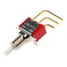 RS PRO Push Button Switch Latching PCB 6.35 mm Cutout SPDT Red LED 125V AC 734-6794