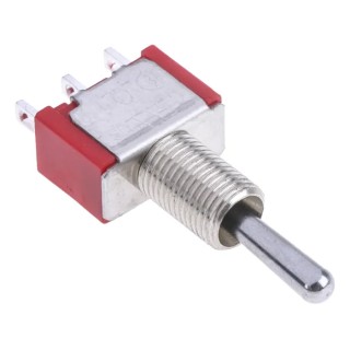 RS Pro SPDT Toggle Switch Panel Mount On-Off-On Switch Operation Solder Terminal 28V dc 112V ac 7347123P