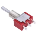RS Pro SPDT Toggle Switch Panel Mount On-Off-On Switch Operation Solder Terminal 28V dc 112V ac 7347123P
