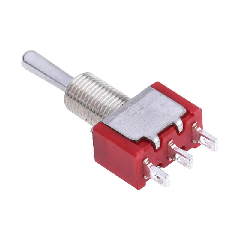 RS Pro SPDT Toggle Switch Panel Mount On-Off-On Switch Operation Solder Terminal 28V dc 112V ac 7347123P