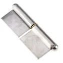 RS PRO Stainless Steel Flag Hinge with Lift Off Pin, Weld-on Fixing, 61.5 mm Length x 40 mm Width x 1.5 mm Thickness 726-4138