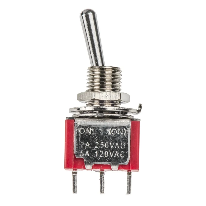 RS PRO Toggle Switch Panel Mount On-On SPDT 28 V dc 112 V ac Solder Terminal 7347126P