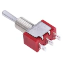 RND RS PRO Panel Mount Toggle Switch On-Off-On SPDT Solder Terminal 28 V dc 112 V ac 734-7148