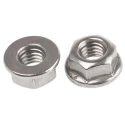 RS PRO Plain A2 Stainless Steel Flanged Hex Nut M8 17.9mm Flange Diameter, 13mm Hex Size Across Flat DIN 6923 725-9644